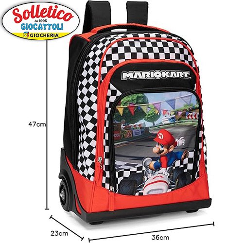 Zaino Trolley - Super Mario Kart: Sfreccia verso il successo a scuola!
