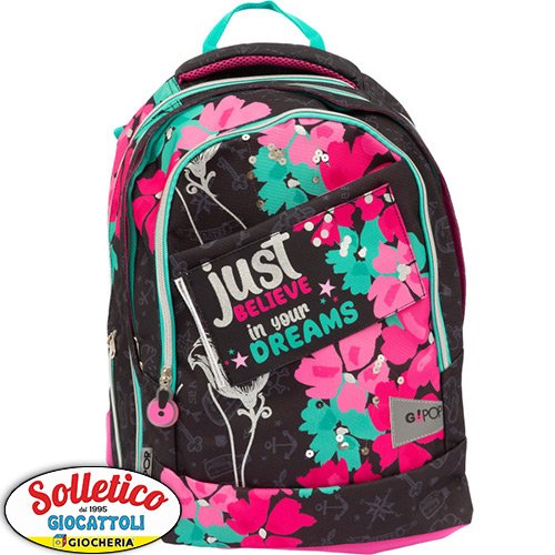 Zaino Estensibile - Flamingo: stile e magia per la scuola