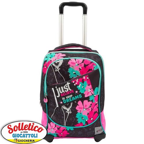 Zaino Trolley Scuola - Flamingo Go Pop: Design e Comfort per Ragazzi