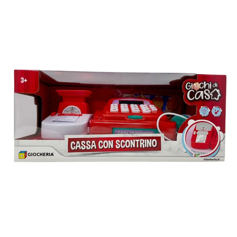 Cassa Giocattolo con Scontrino – Giochi di Casa - Giocheria | 33cm x 15cm x 14cm