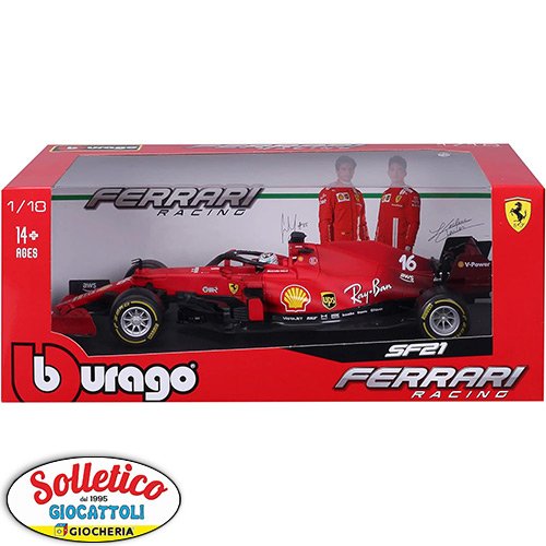 Ferrari Racing SF21 - C. Leclerc: La Formula 1 prende vita in scala 1/18