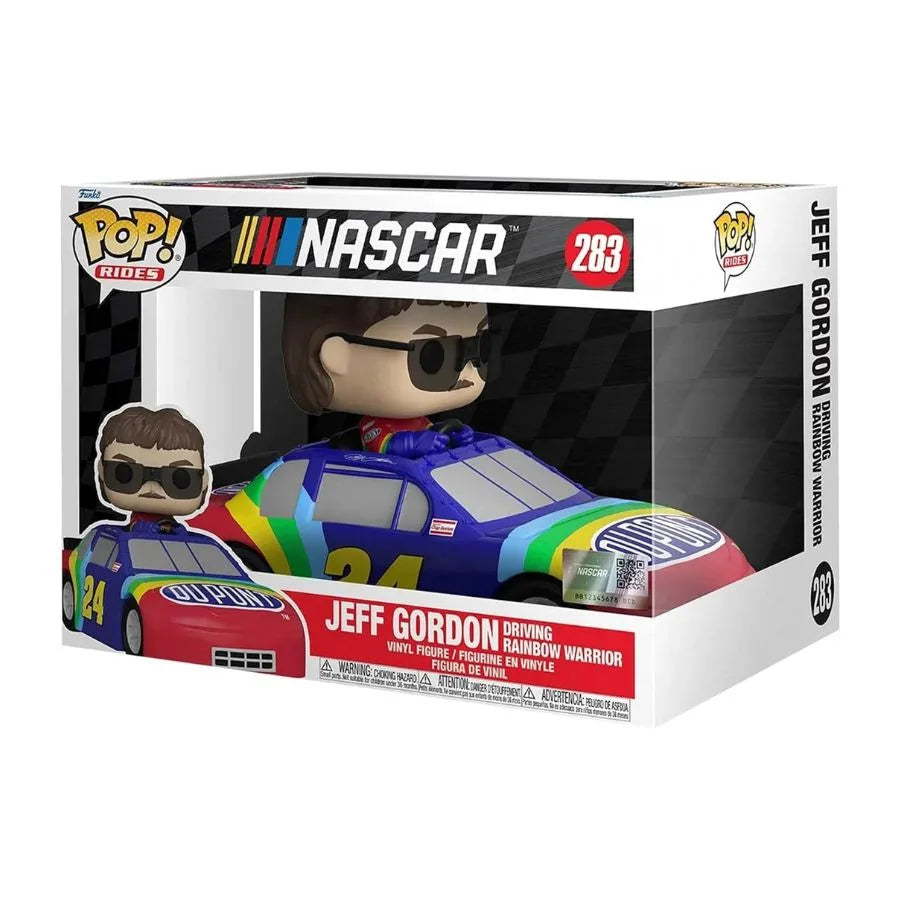 Funko Pop Jeff Gordon – NASCAR Rainbow Warrior – Funko | 24cm x 18cm x 18cm