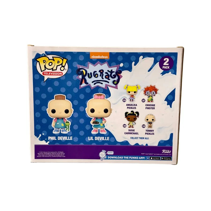 Funko Pop Phil e Lil Deville – Nickelodeon Rugrats – Funko | 20cm x 9cm x 16cm