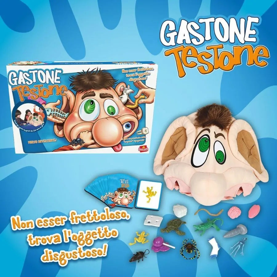 Gastone Testone - Gioco da tavolo per bambini - Goliath | 41cm x 7cm x 27cm