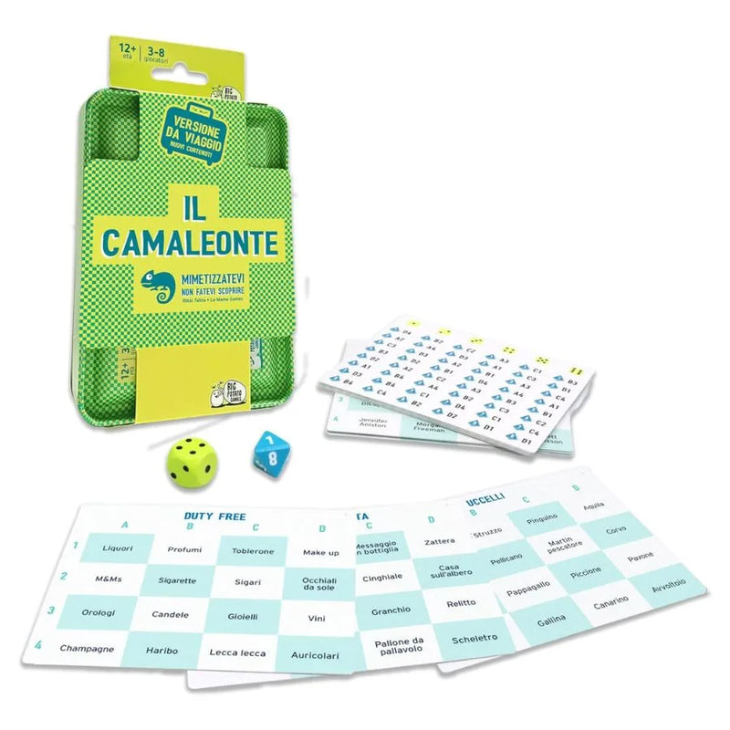 Il Camaleonte Travel - Gioco da Tavolo Tascabile - Asmodee | 9,5 cm x 2,5 cm x 13,5cm