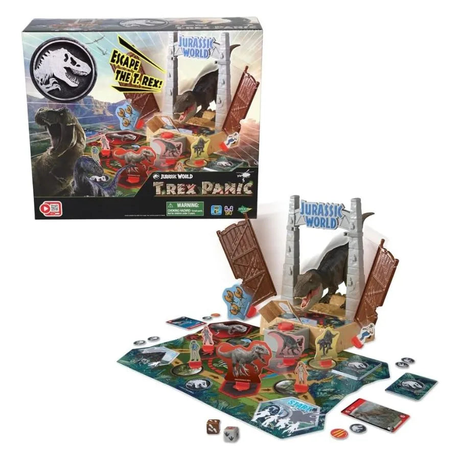 Jurassic World T-Rex Panic -Gioco da Tavola- EPOCH Games | 35cm x 10cm x 30cm