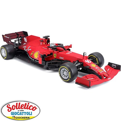 Ferrari Racing SF21 - C. Leclerc: La Formula 1 prende vita in scala 1/18