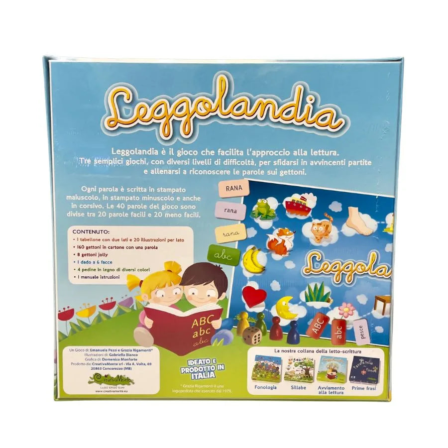 Leggolandia - Gioco da Tavolo Educativo - CreativaMente | 28cm x 6cm x 28cm