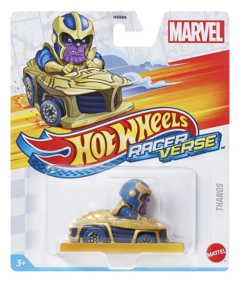 Hot Wheels Racer Verse Marvel Thanos in scala 1:64 | 14,78 x 17,58 x 16,51 cm