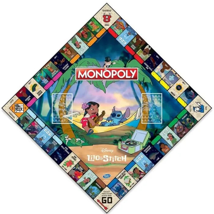 Monopoly Lilo & Stitch - Disney - Hasbro Games | 27cm x 4cm x 26cm