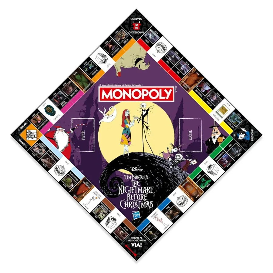 Monopoly Nightmare Before Christmas - Edizione Italiana - Hasbro | 40cm x 6cm x 27cm