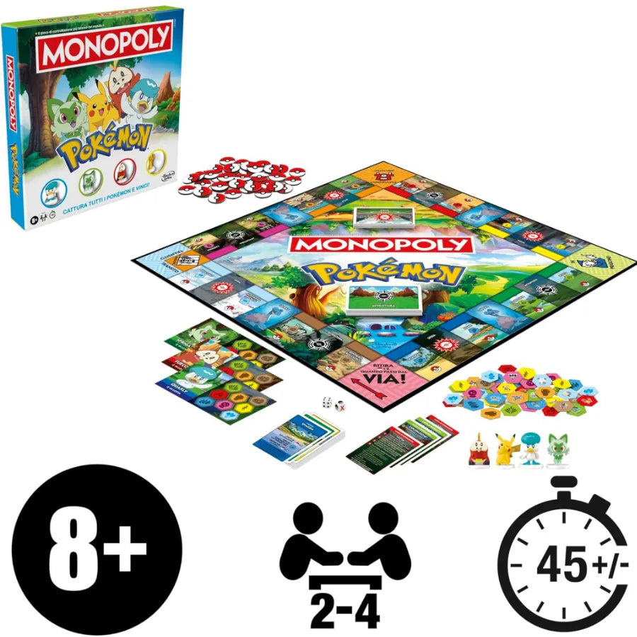 Monopoly Pokémon - Gioco da Tavolo Ufficiale Italiano