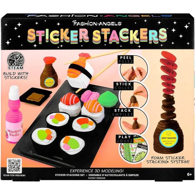 Sticker Stackers Sushi – Set Creativo 3D Fashion Angels