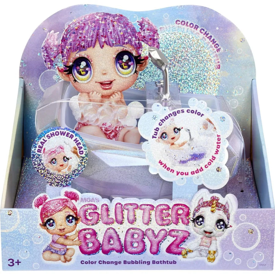 Vasca Glitter Babyz Magica con Colore e Bolle Vere