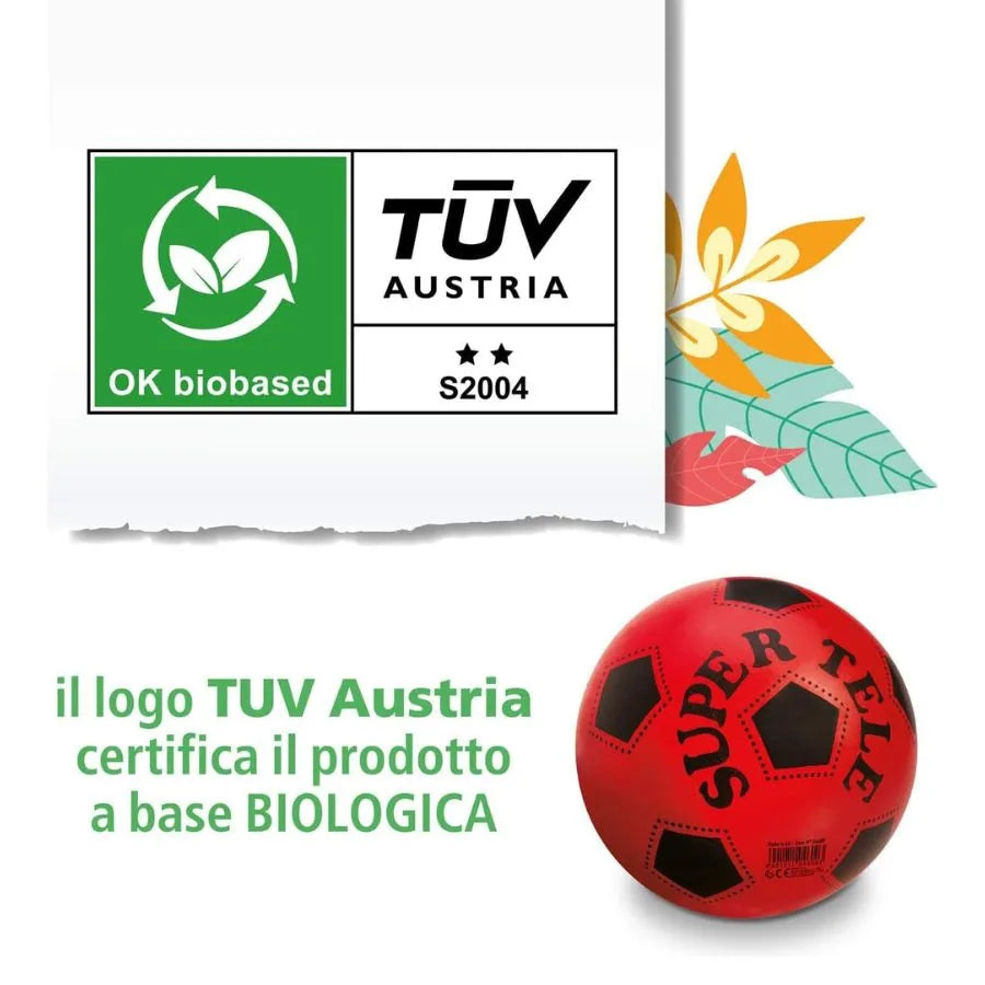 Pallone Super Tele 120g - Pallone Bio sostenibile - Mondo | 15cm x 15cm x 15cm