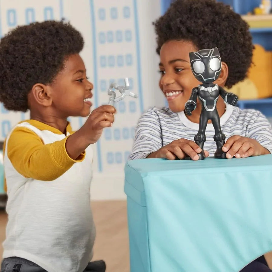 Supersized Black Panther – Marvel Spidey e i Suoi Fantastici Amici – Hasbro | 14cm x 6,5cm x 25cm