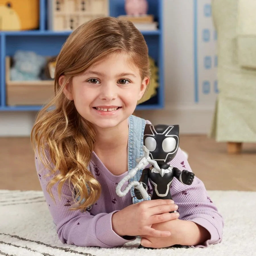 Supersized Black Panther – Marvel Spidey e i Suoi Fantastici Amici – Hasbro | 14cm x 6,5cm x 25cm