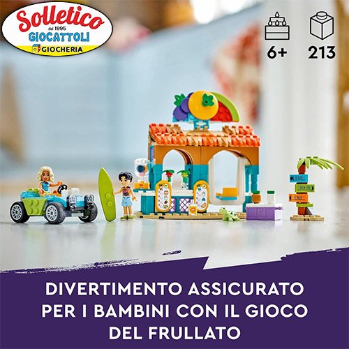 LEGO Friends - Bancarella dei Frullati sulla Spiaggia (42625): Avventure estive in miniatura!