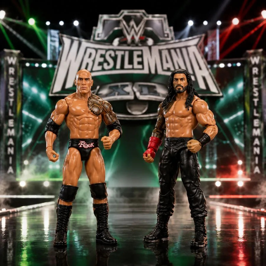 WWE Regole della Bloodline - Set ring e 2 personaggi inclusi - Mattel | 53cm x 8cm x 35cm
