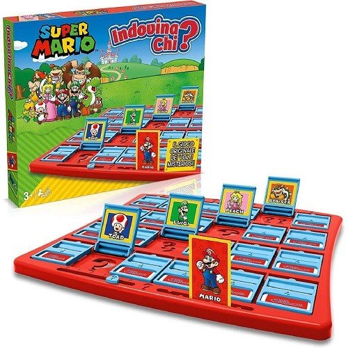 Indovina Chi? Super Mario - Italiano – Winning Moves | 30,5cm x 4cm x 26,5cm
