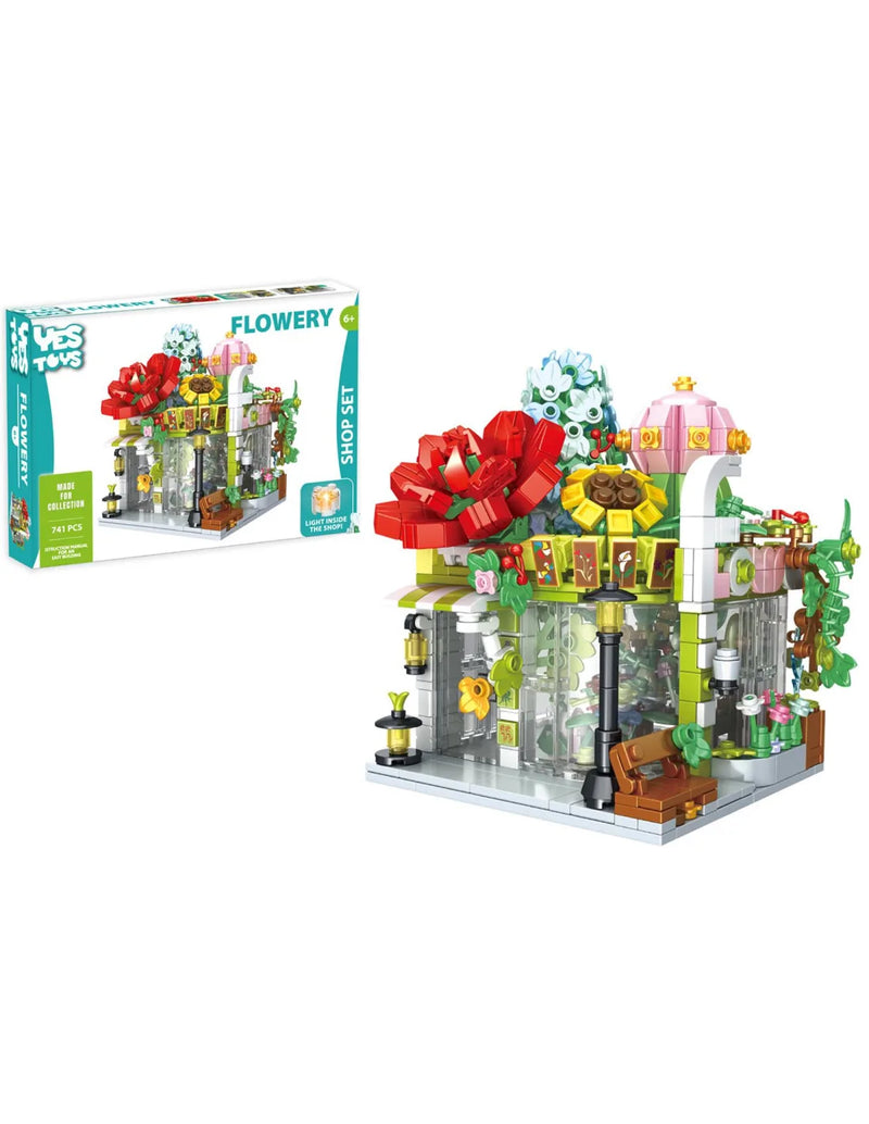 Negozio di fiori costruibile - Costruzioni da collezione - Yes Toys | 39cm x 6,5cm x 27cm