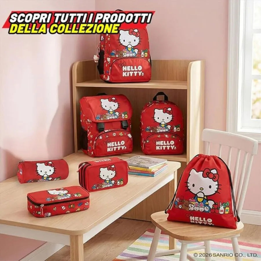 Zaino Hello Kitty – Zaino a spalla ufficiale - Panini Editore | 32cm x 43cm x 23cm