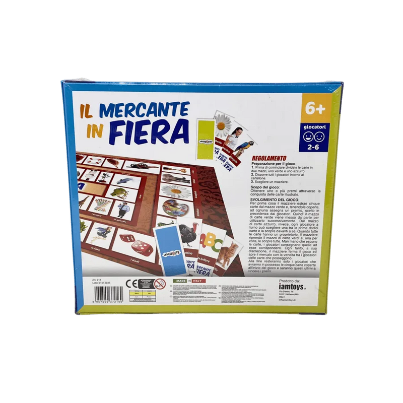 Il mercante in fiera – versione italiana – UNO GIOCHI | 28 cm x 6 cm x 26 cm