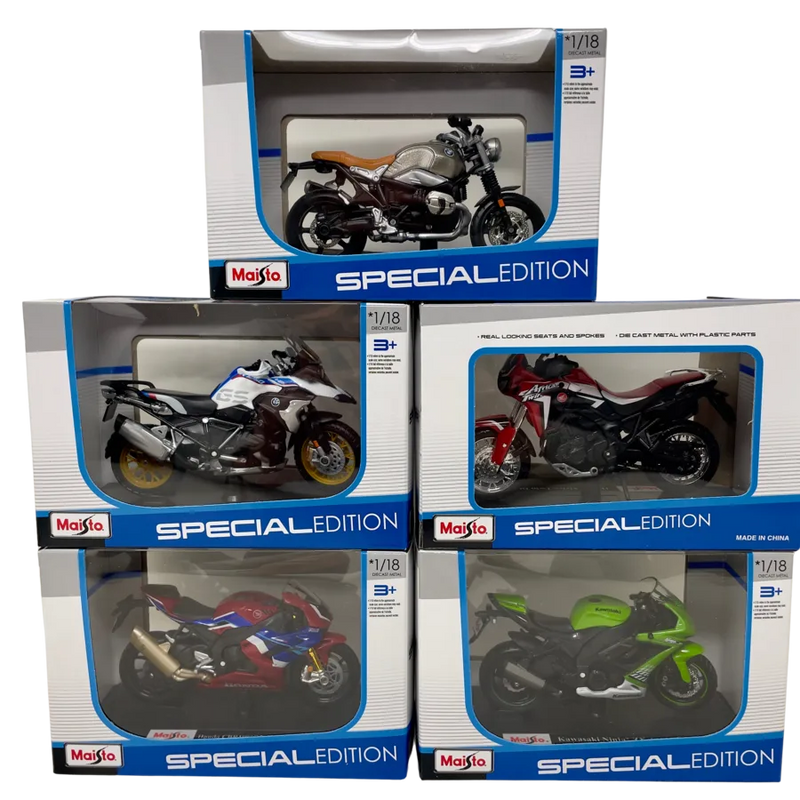 Moto Stradali in Scala 1:18 Expo - Maisto | 7cm x 12cm x 4cm