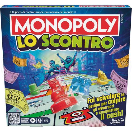 Monopoly Lo Scontro | il Gioco Dinamico da Tavolo per Tutta la Famiglia
