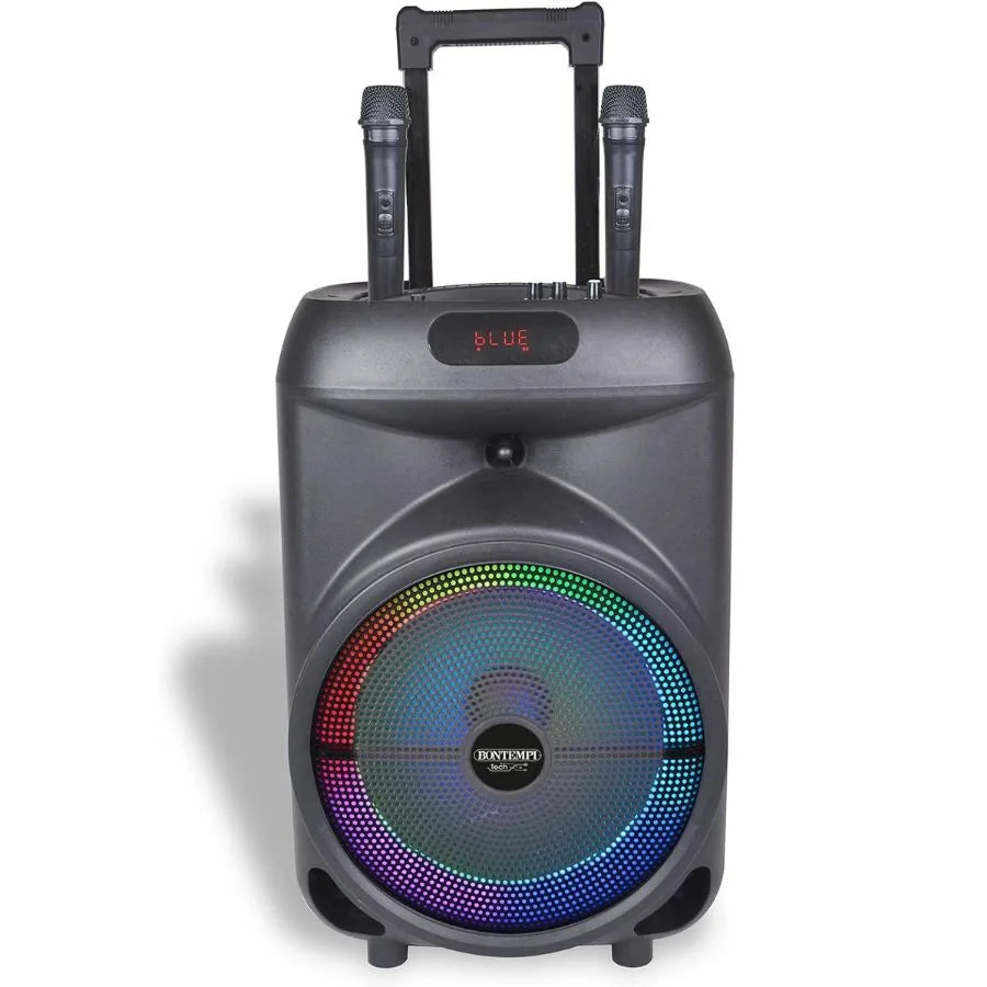Trolley Karaoke con 2 Microfoni Wireless – Bontempi