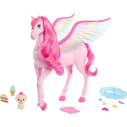 Barbie Mattel Fairytale Touch of Magic Pink Pegasus: Luci, Suoni e Magia!