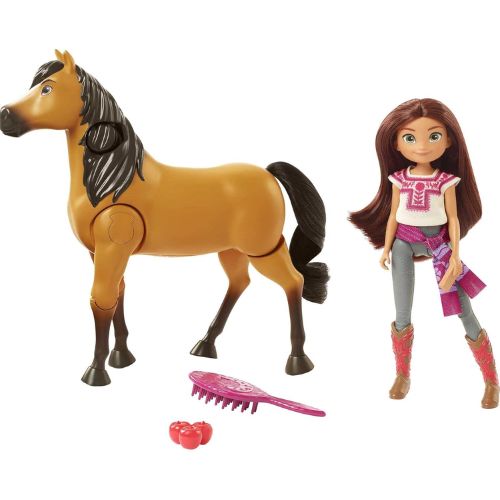 Lucky e Spirit – Bambola Lucky con Cavallo e Accessori - Mattel | 35,5cm x 9cm x 30,5cm