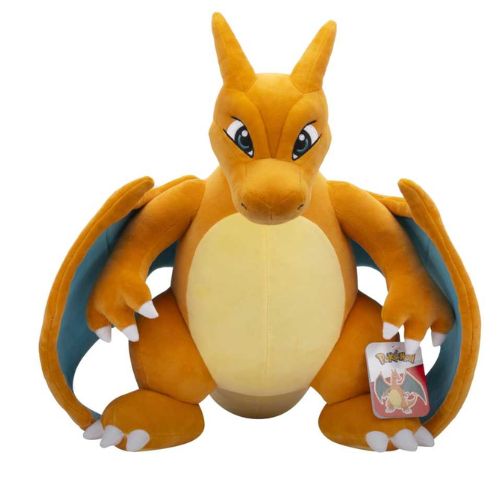 Charizard Peluche Pokémon 60 cm - Morbido Peluche Ufficiale per Avventure Leggendarie