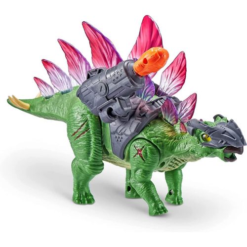 ROBO ALIVE Dino Wars Stegosaurus – Dinosauro Robotico che Ruggisce e Cammina
