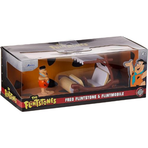 Flintmobile 1:32 con Fred Flintstone – Modello Iconico dei Flintstones