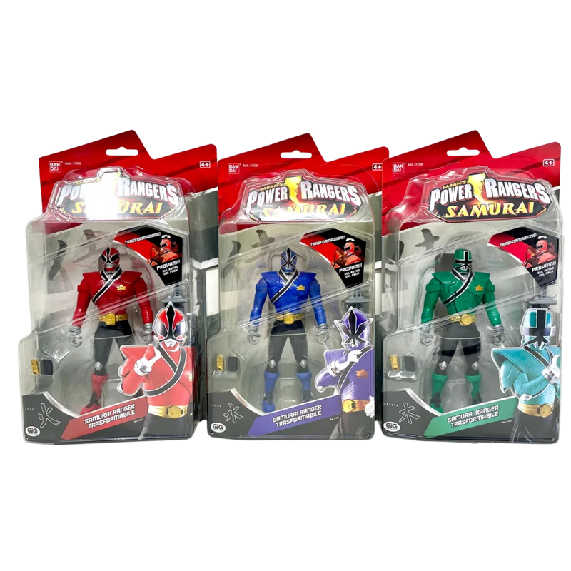 Power Rangers Samurai – Action Figure 18 cm - Hasbro | ‎8cm x 5cm x 18cm