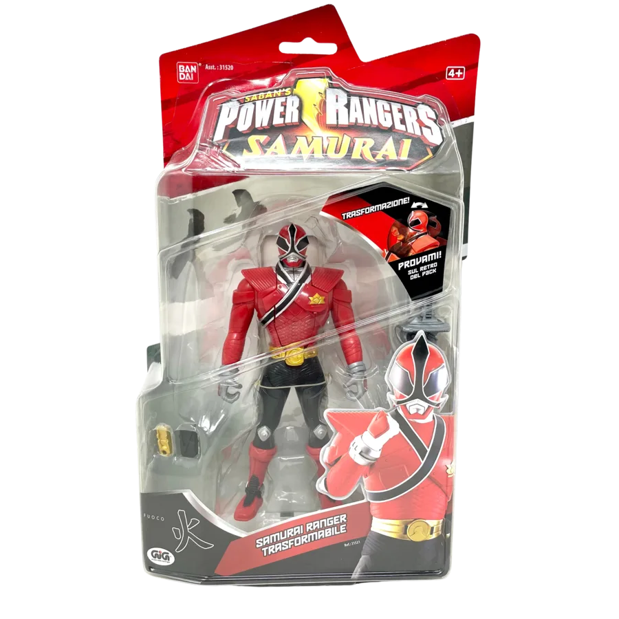 Power Rangers Samurai – Action Figure 18 cm - Hasbro | ‎8cm x 5cm x 18cm