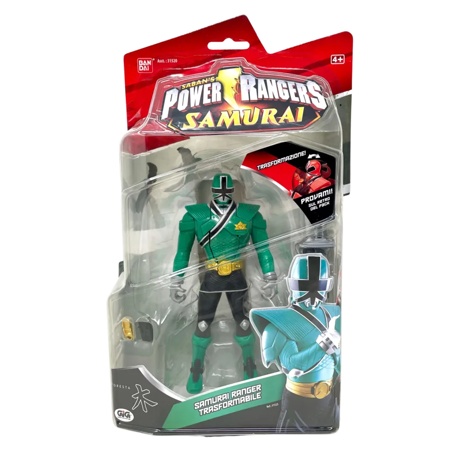 Power Rangers Samurai – Action Figure 18 cm - Hasbro | ‎8cm x 5cm x 18cm