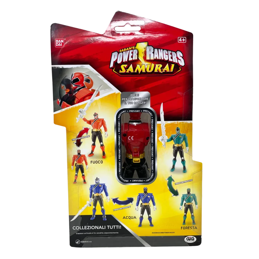 Power Rangers Samurai – Action Figure 18 cm - Hasbro | ‎8cm x 5cm x 18cm