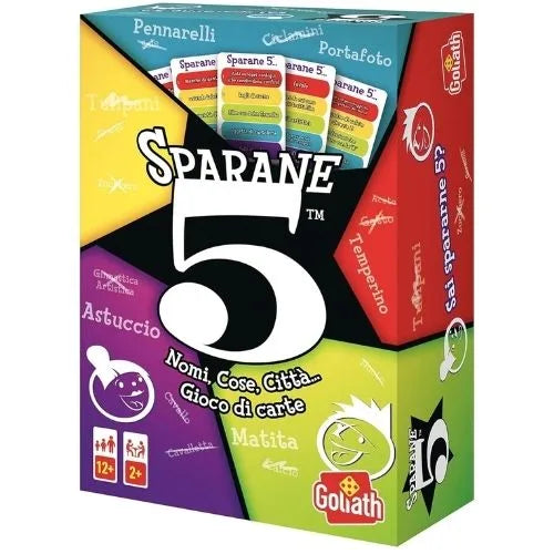 Sparane 5 – Gioco da Tavolo di domande - Goliath | 11cm x 5cm x 16cm