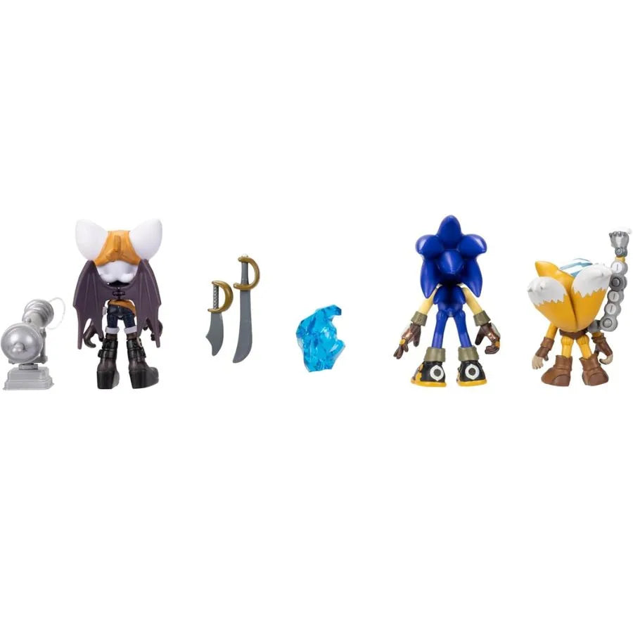 Set Sonic Prime Figure Articolate – Confezione da 3 | 6,3 cm