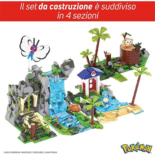 Pokémon Jungle Voyage: Spedizione nella Giungla - Mega | 44cm x 8,5cm x 32,5cm