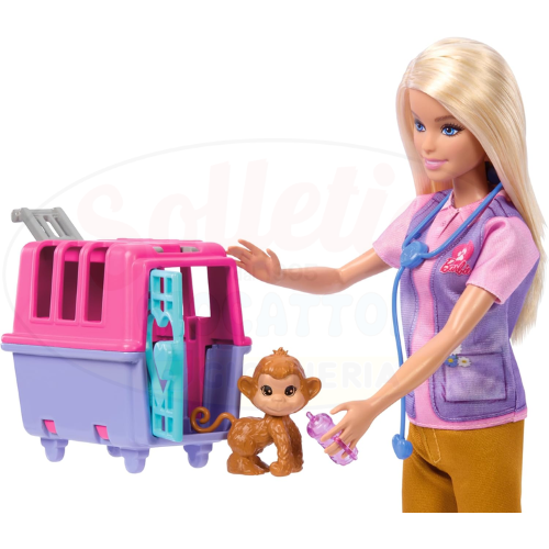 Barbie Carriere - Salvataggio e Recupero Animali Playset
