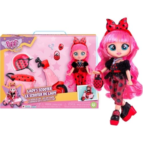 Bambola Lady con Scooter e Accessori | Playset BFF Top