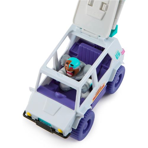 Teen Titans Go! T-Car Pizza Launcher Cyborg – Giocattolo Interattivo per Bambini