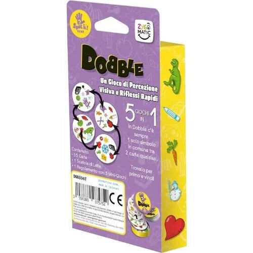 Dobble Mini Eco: 5 Giochi Veloci per Tutta la Famiglia