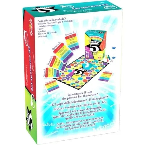 Sparane 5 – Gioco da Tavolo di domande - Goliath | 11cm x 5cm x 16cm