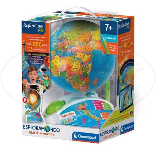 Clementoni - Sapientino Più: Esploramondo (Realtà Aumentata)