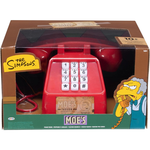 The Simpson – Telefono di Moe per Scherzi Telefonici - JAKKS Pacific | 16,5cm x 28cm x 23cm