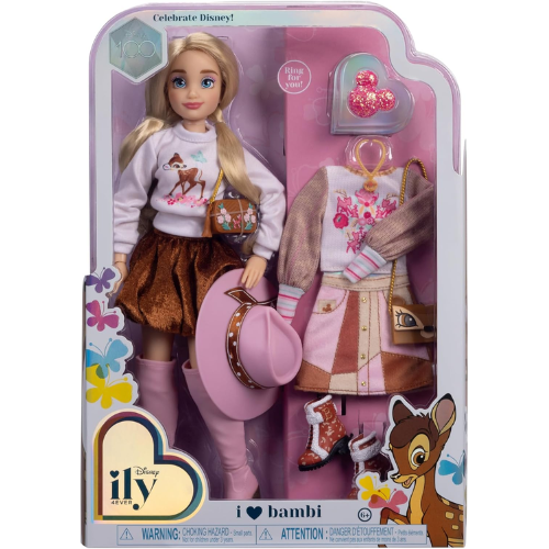 Disney Ily 4 Ever - Bambola I Love Bambi: Bambola da Collezione con Accessori